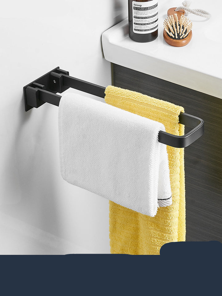 Aluminum Punching Free Bathroom Towel Rack