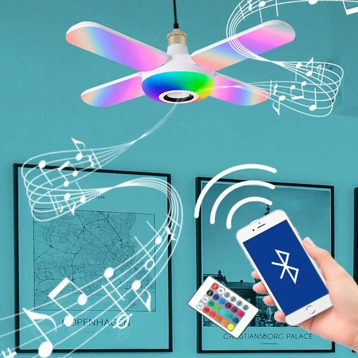 LED Four-leaf Bluetooth Music Lamp