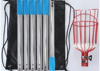 Detachable Steel Rod Fruit Picking Garden Tool