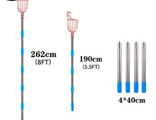 Detachable Steel Rod Fruit Picking Garden Tool