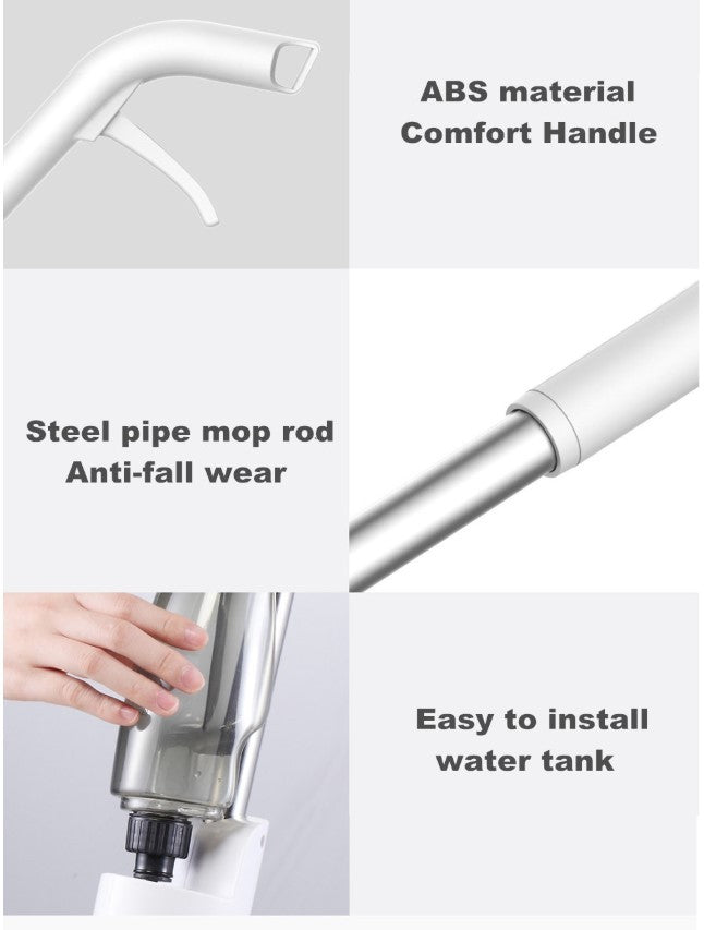 Original Xiaomi Deerma Water Spray Sweeper Mijia Carbon Fiber Floor Cleaner Mops 360 Rotation Rod 350 R Tank Pilation Mop