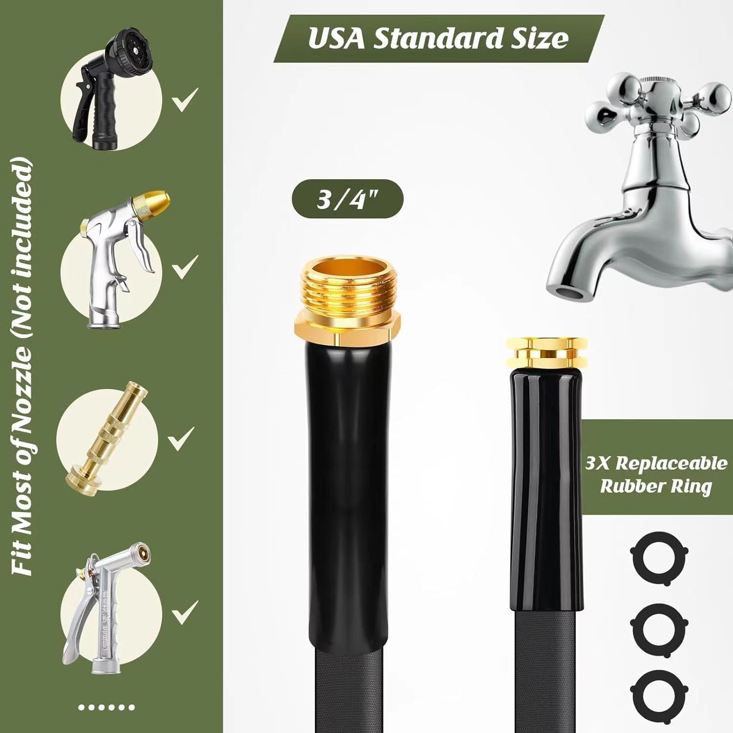 Garden Watering Rinse Outdoor Hose