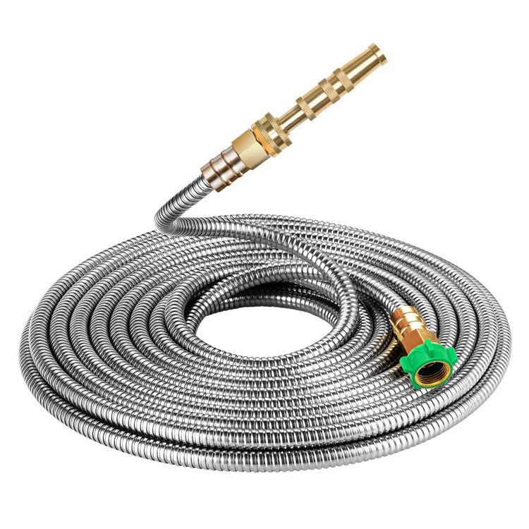Stainless Steel Garden Hose With Brass