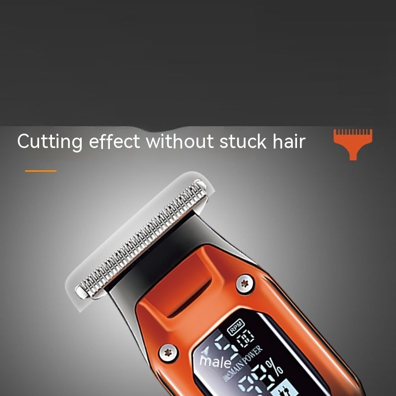 LCD Digital USB Fast Charge Electrical Hair Cutter