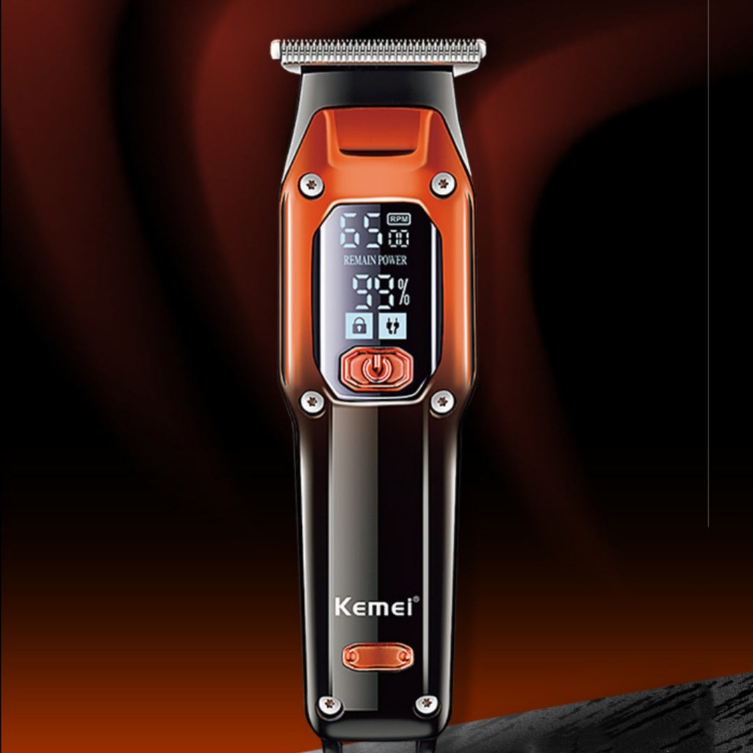 LCD Digital USB Fast Charge Electrical Hair Cutter