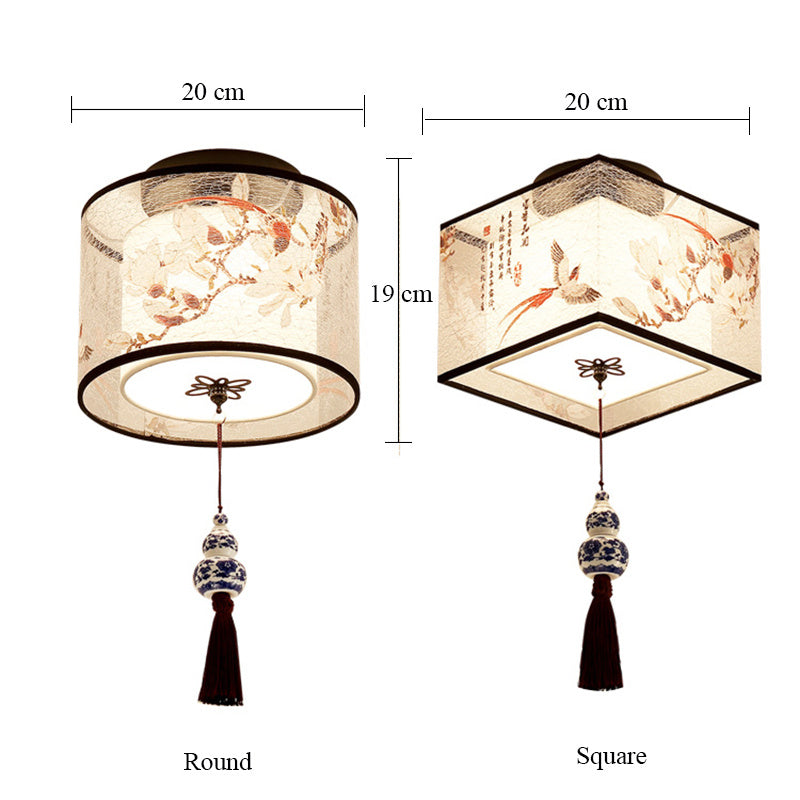 Chinese Round Square Ceiling Lights Fixtures