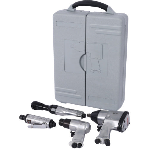 Air Tools & Accessories Kit, 71 Pieces, Impact Wrenches, Air Ratchets, Die Grinders, Air Hammers, Hose Fittings, Storage Boxes
