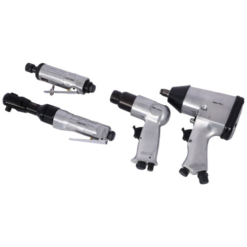 Air Tools & Accessories Kit, 71 Pieces, Impact Wrenches, Air Ratchets, Die Grinders, Air Hammers, Hose Fittings, Storage Boxes