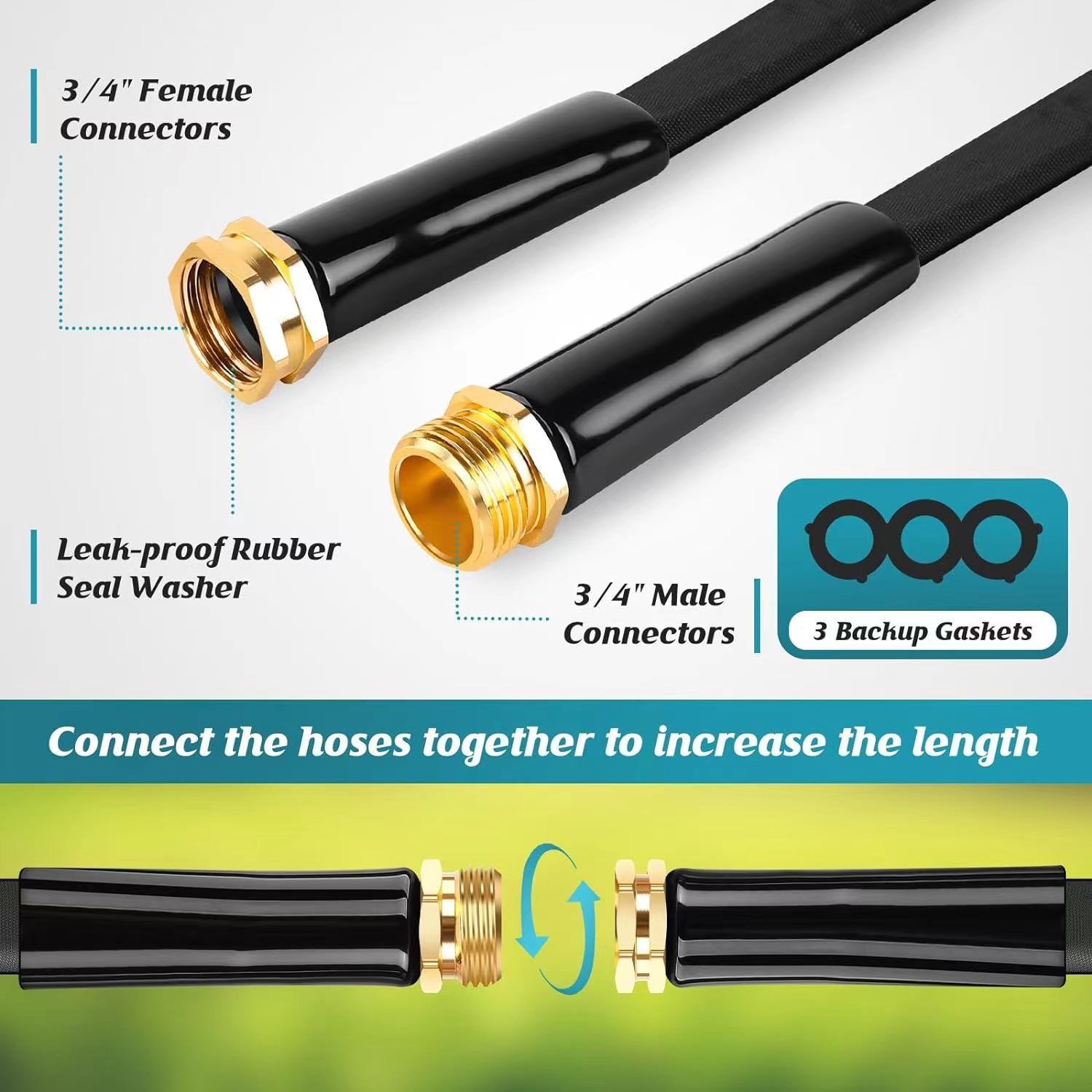 Garden Watering Rinse Outdoor Hose