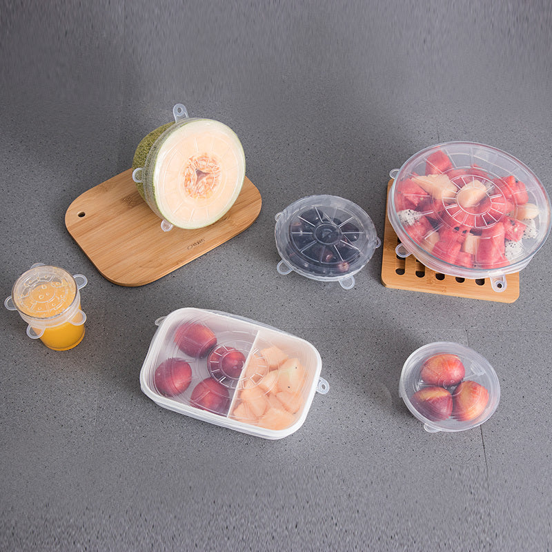 Food Silicone Cover Fresh-keeping Dish