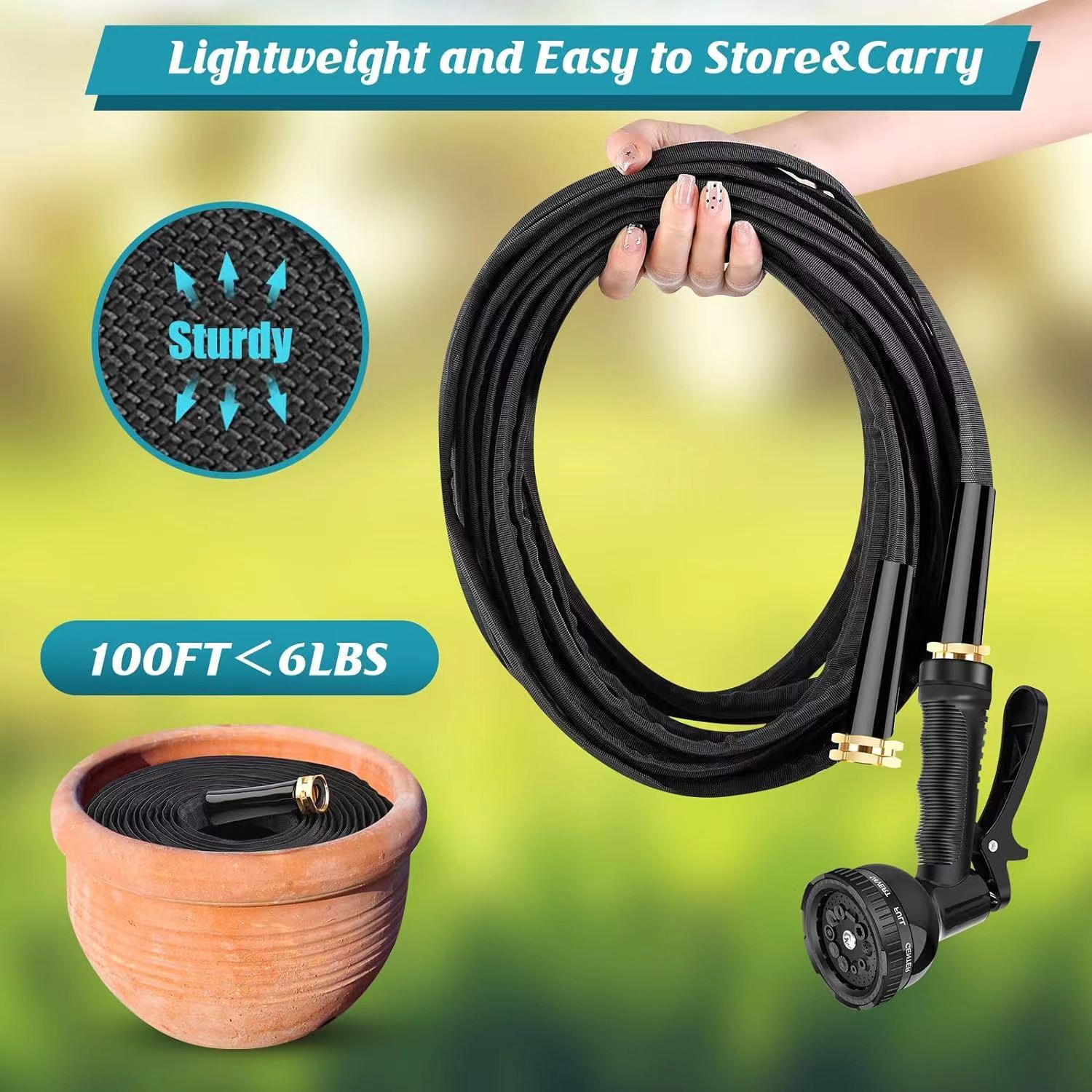 Garden Watering Rinse Outdoor Hose