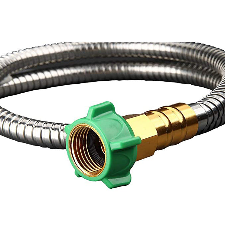 Stainless Steel Garden Hose With Brass